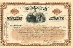 Globe Telephone Co. - Stock Certificate